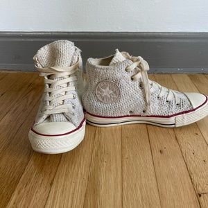 Rare & Unique Yarn Knit Converse All Star High Top